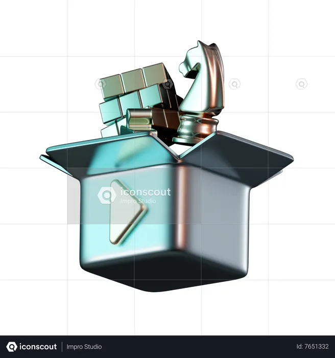 Playbox  3D Icon