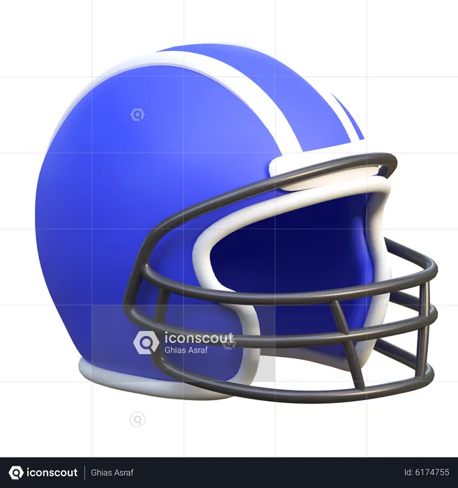 Player Helmet  3D Icon