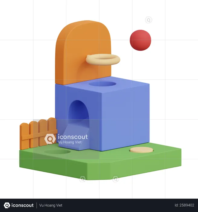 Playground  3D Illustration