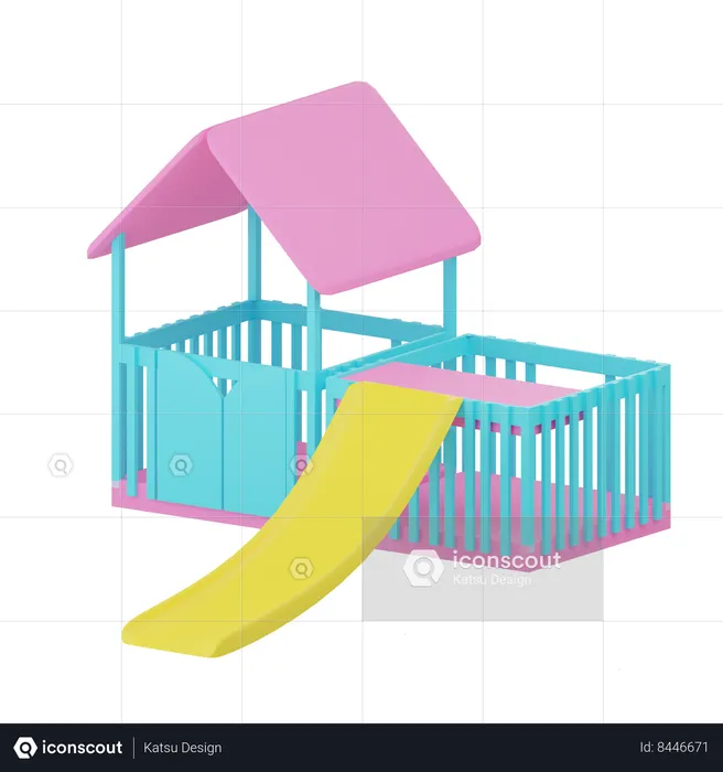 Playground Slide  3D Icon