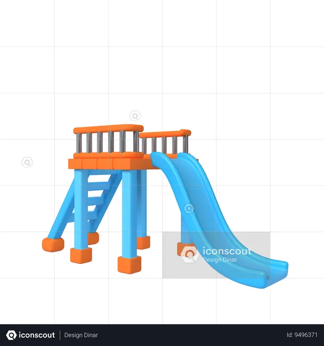 Playground Slider  3D Icon