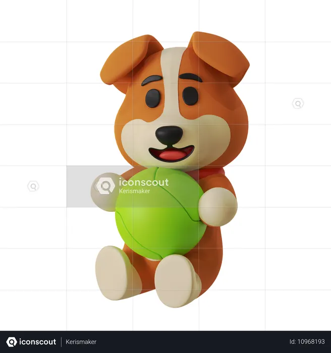 Playing Ball  3D Icon