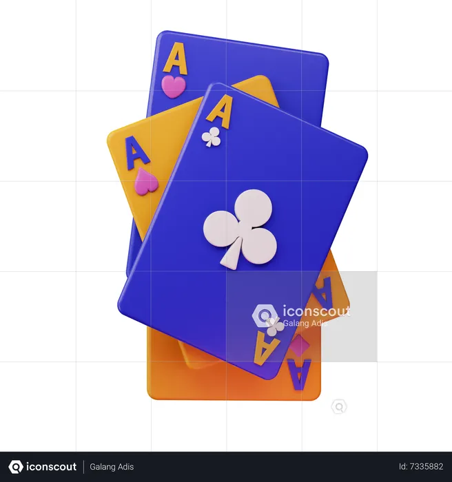 Playing Card  3D Icon