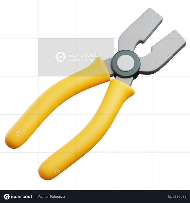 Pliers  3D Icon