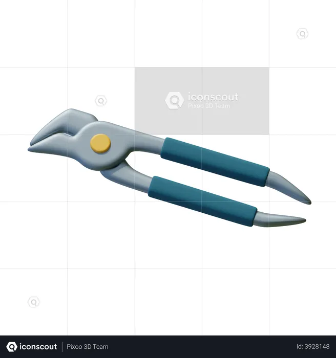 Pliers  3D Illustration