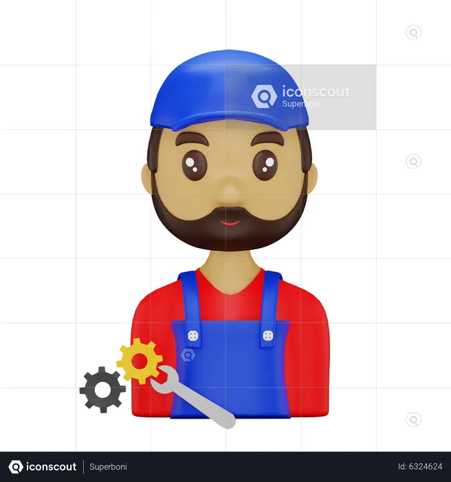 PLUMBER  3D Icon