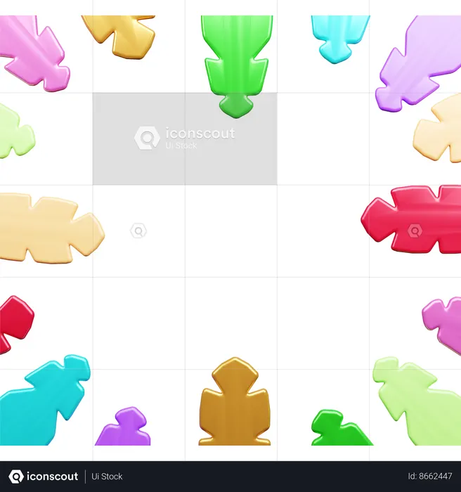 Plumes de carnaval  3D Icon