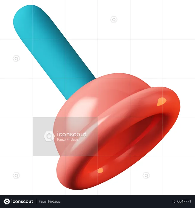 Plunger  3D Icon