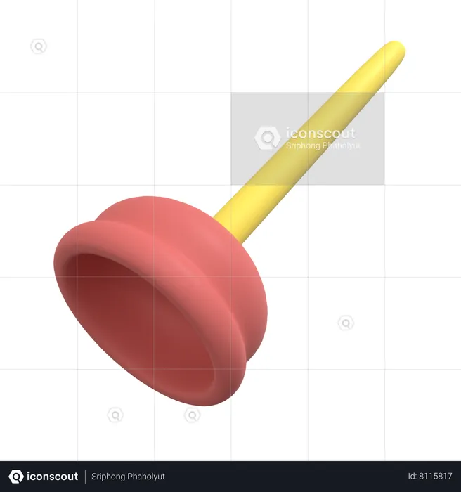 Plunger  3D Icon