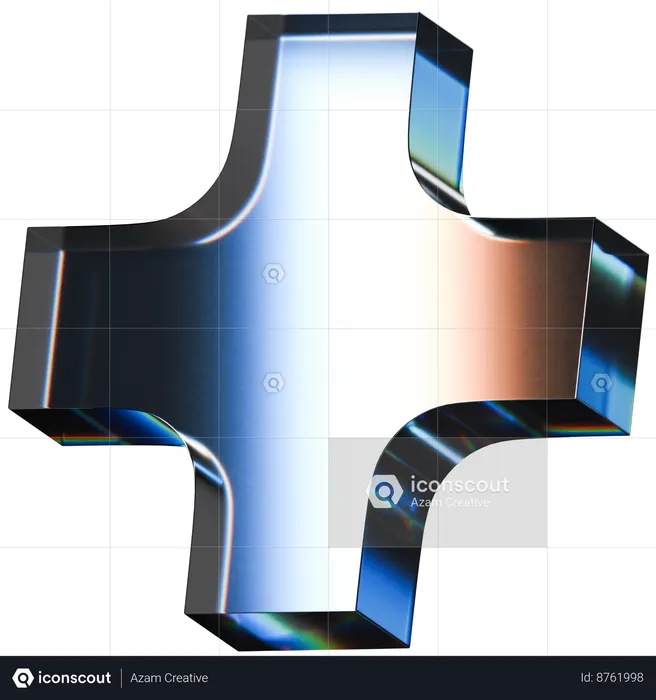 Mais Forma Abstrata 2  3D Icon