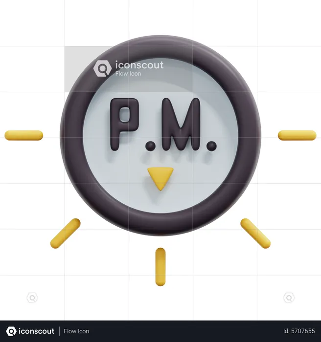 Pm  3D Icon