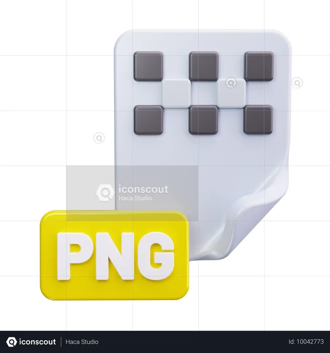 Png File Format  3D Icon