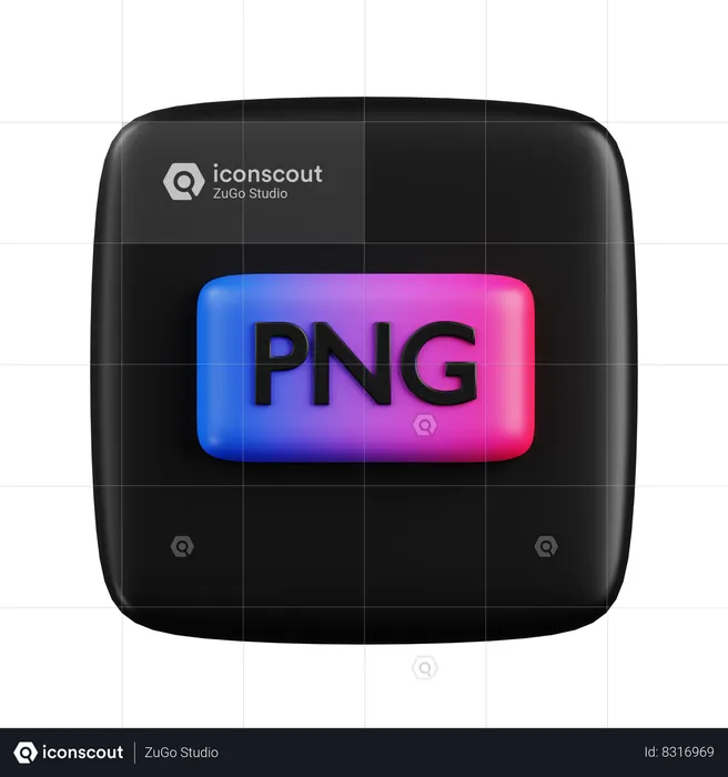 Png Format  3D Icon