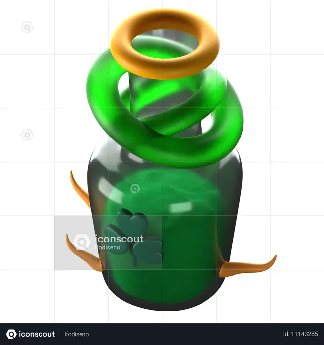 Poção da sorte  3D Icon