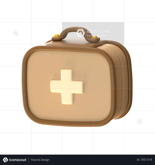 Pochette de premiers secours  3D Icon