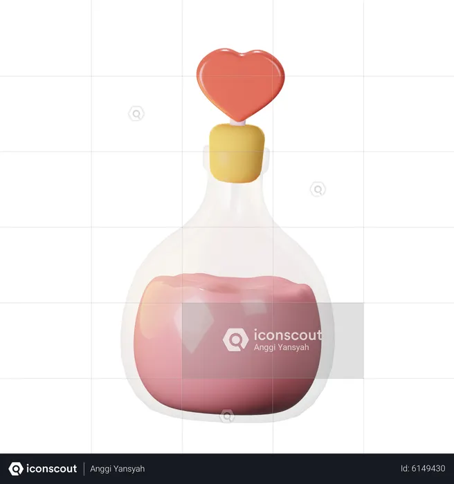 Poción de amor  3D Icon