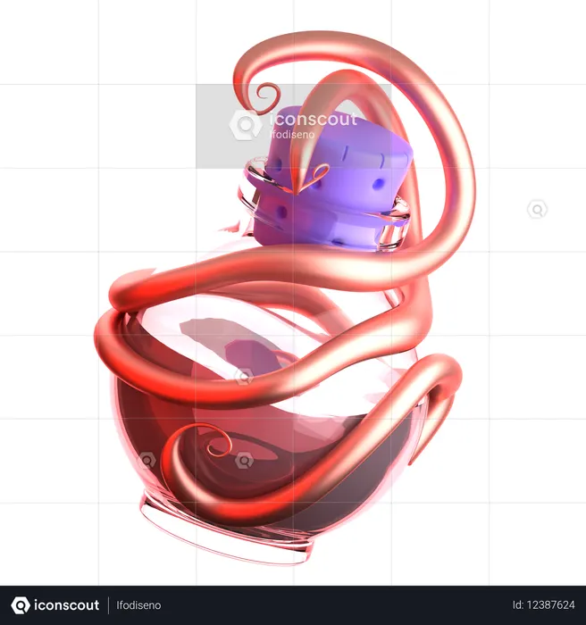 Poción de invisibilidad  3D Icon
