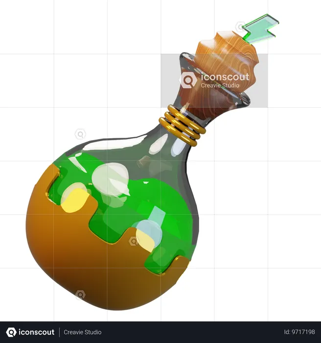 Poción de resistencia definitiva  3D Icon