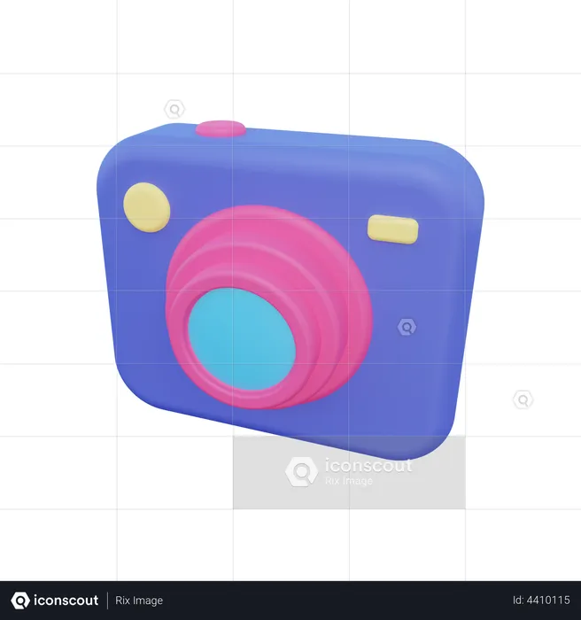 Pocket Camera  3D Illustration