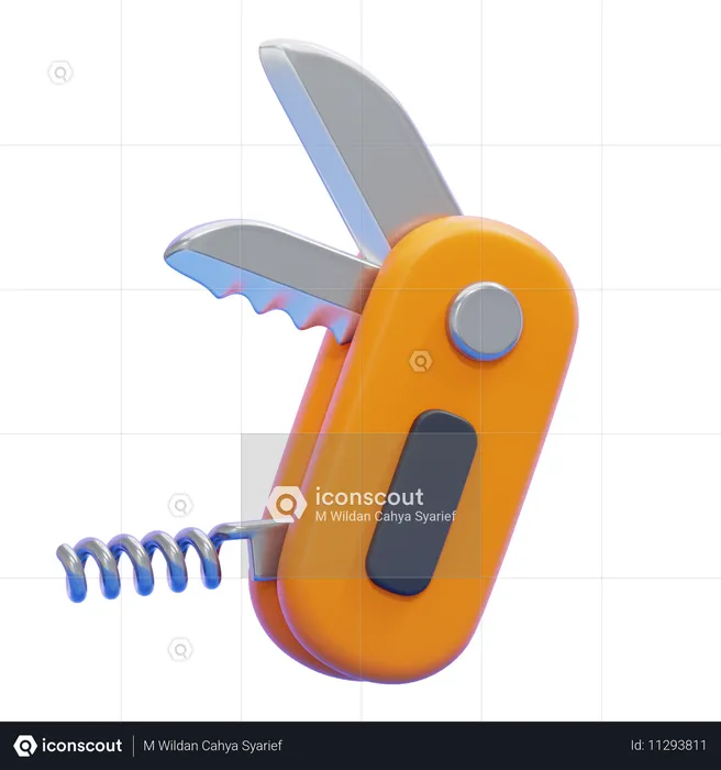 Pocket Knive  3D Icon