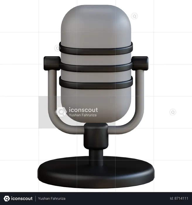 Podcast  3D Icon