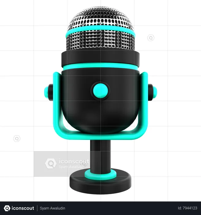 Podcast  3D Icon