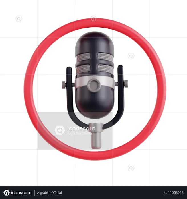 Podcast ao vivo  3D Icon