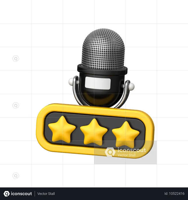 Podcast-Rezension  3D Icon