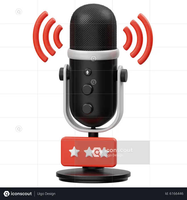 Podcast-Rezension  3D Icon