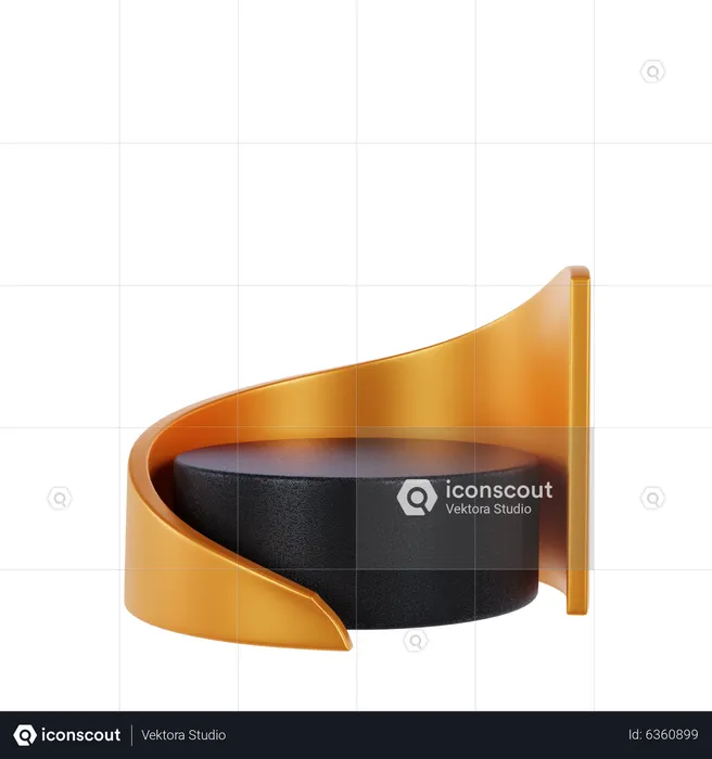 Podio de premios  3D Icon