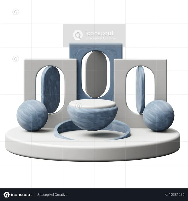 Podium  3D Icon