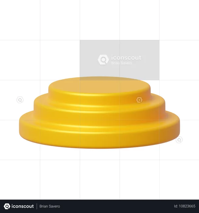 表彰台  3D Icon