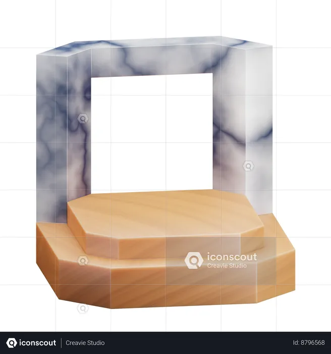 Podium  3D Icon