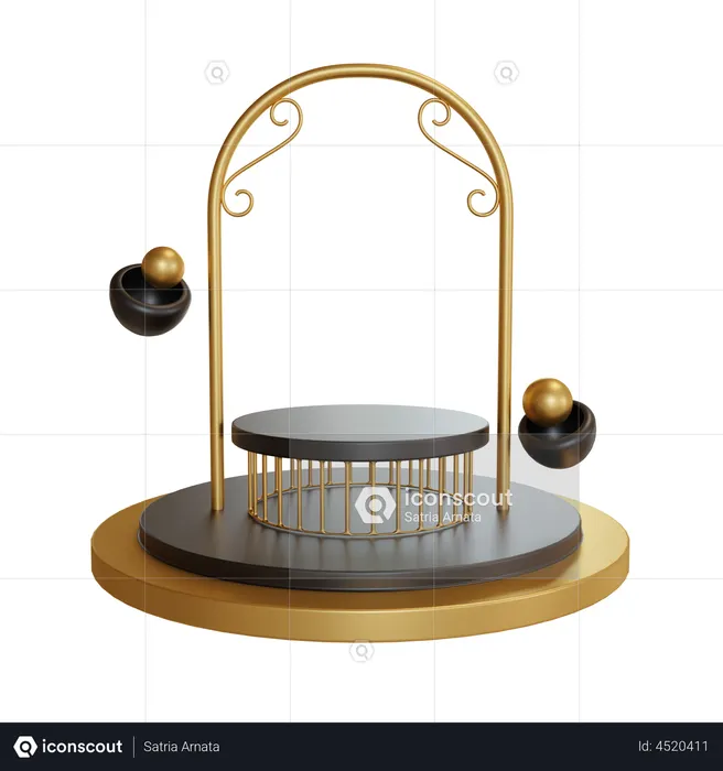Podium  3D Icon