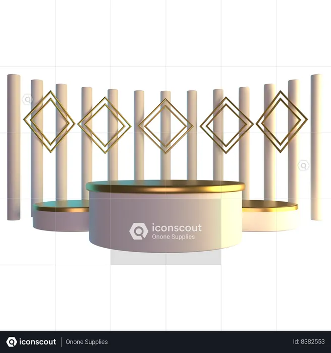 Podium  3D Icon
