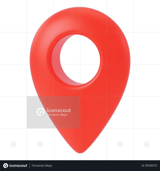 Point de la carte  3D Icon