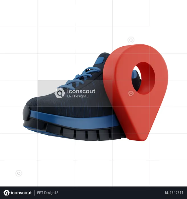 Point Shoes  3D Icon