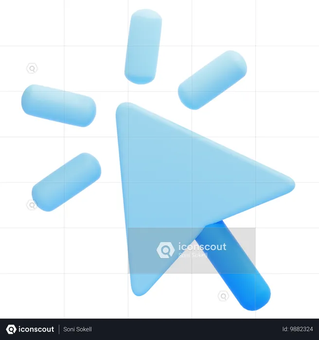 Pointer  3D Icon