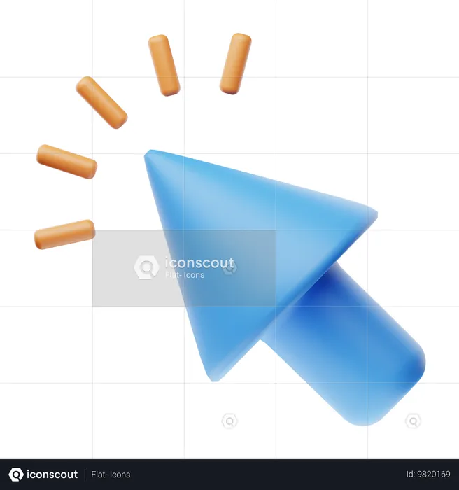 Pointer  3D Icon