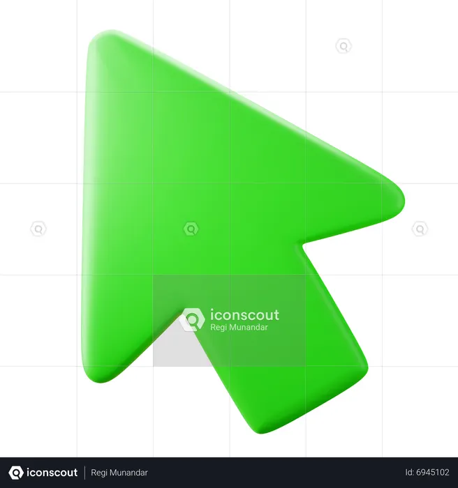 Pointer Cursor  3D Icon