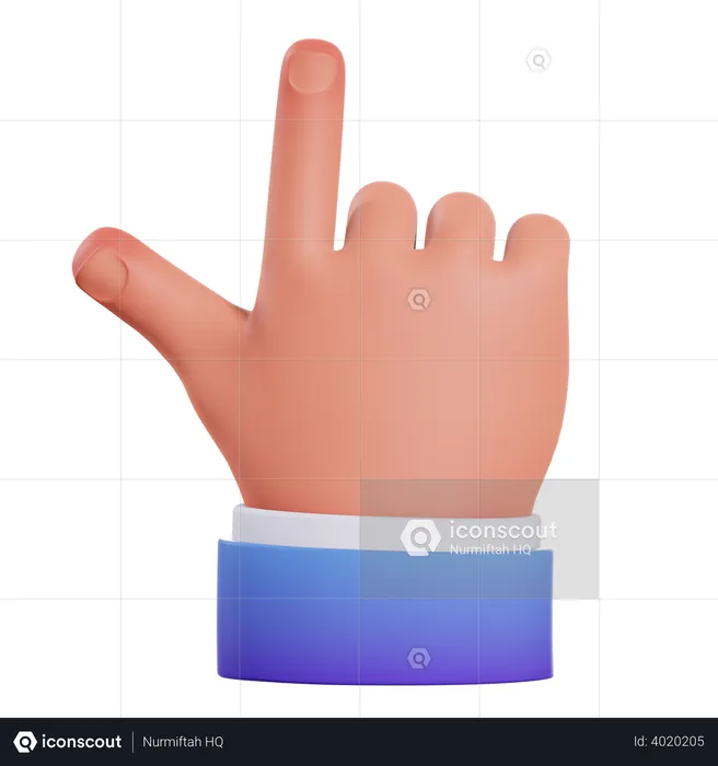 Man Ok Gesture 3D Illustration download in PNG, OBJ or Blend format