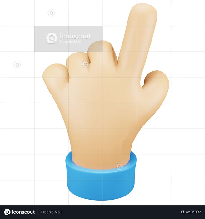 Premium Photo  Hand 3d emoji gesture hands fingers pointing