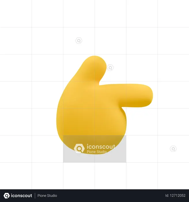 左を向いて Emoji 3D Icon