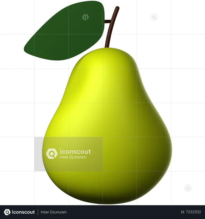 Poire  3D Icon