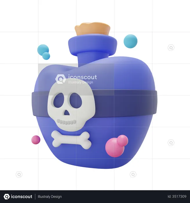 Poison  3D Icon