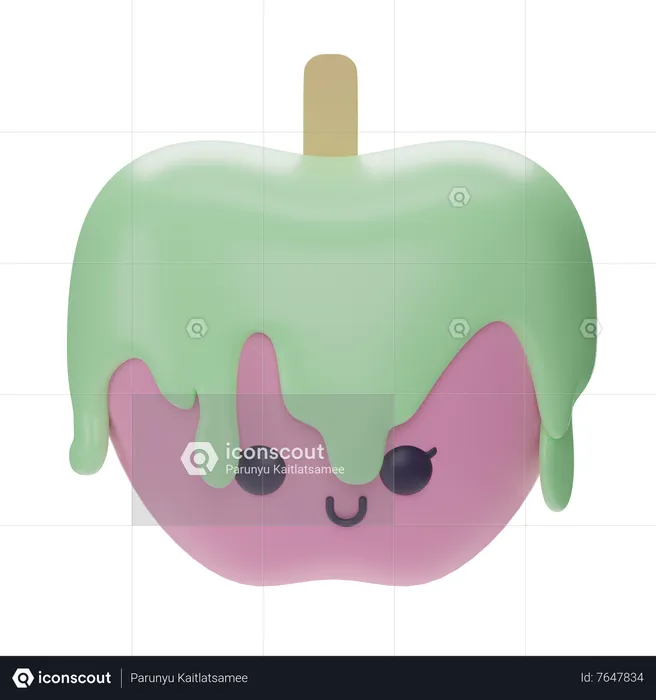 Poison Apple  3D Icon