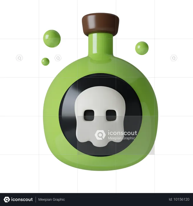 Poison Bottle  3D Icon