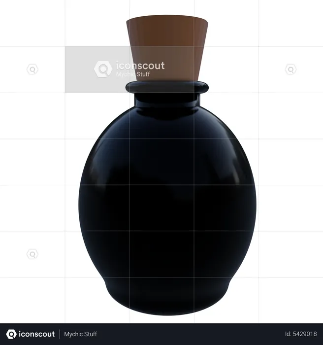 Poison Jar  3D Icon