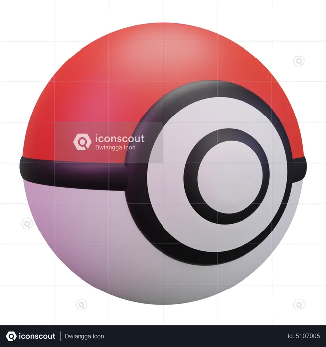 Pokeball  3D Icon