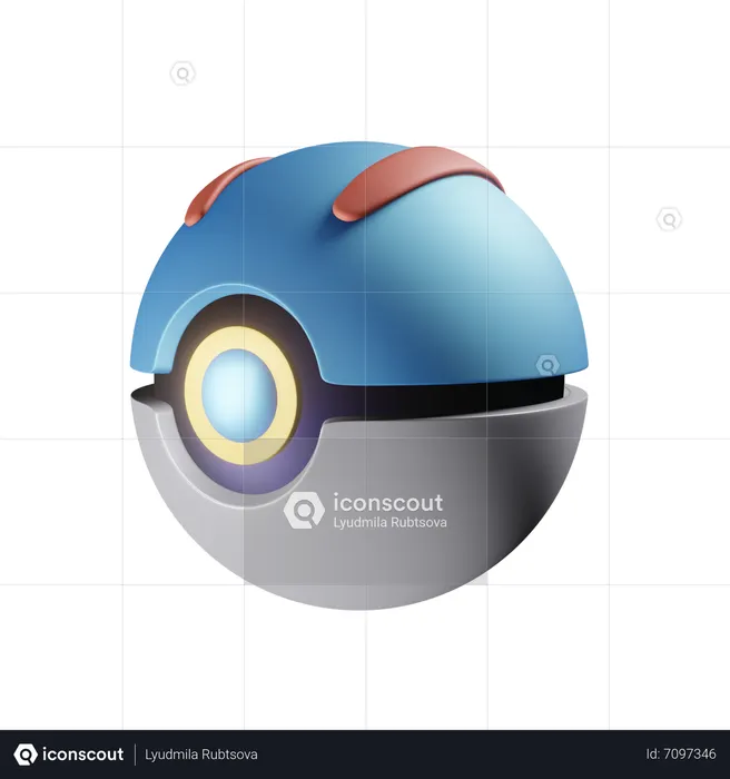 Pokeball  3D Icon